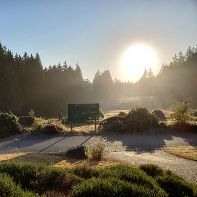 Sunrise from the clubhouse