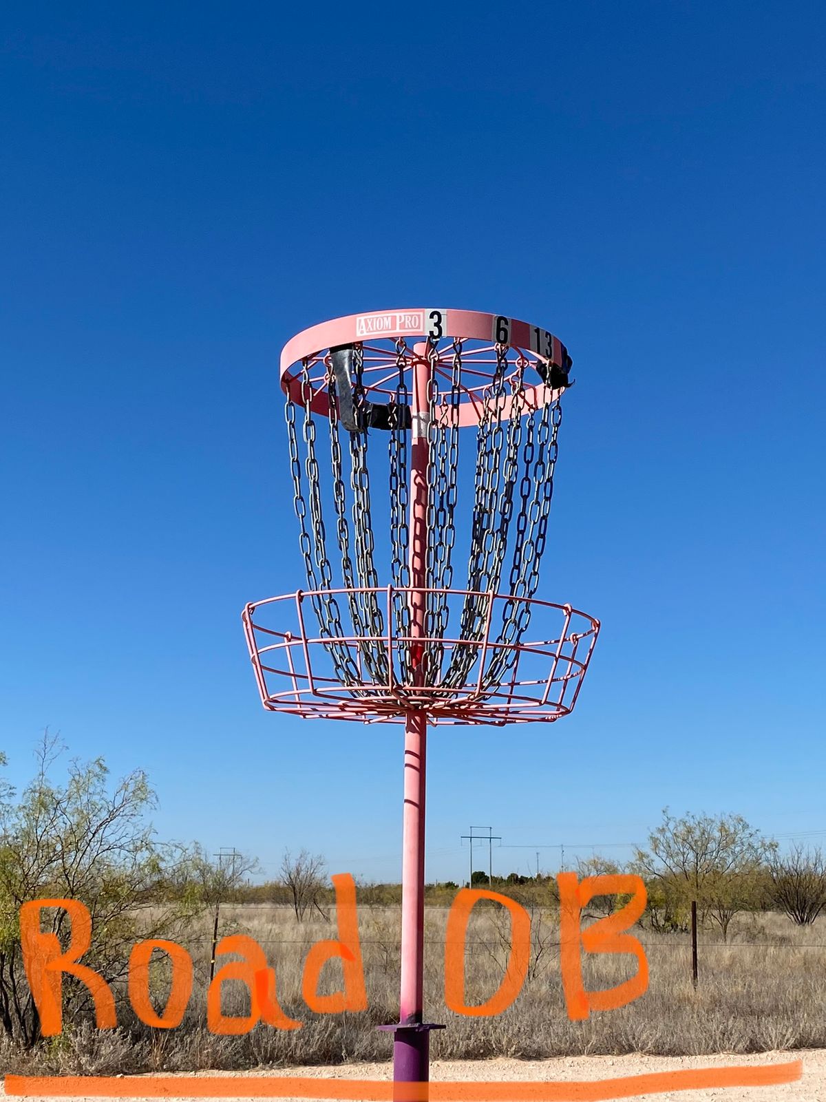 Basket 3 is raised, and road is OB.