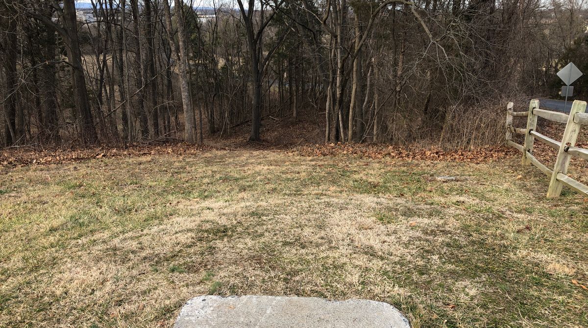 Hole 1 tee.