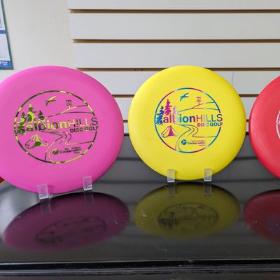 Albion Hills Branded Discs - available in putters and Mids