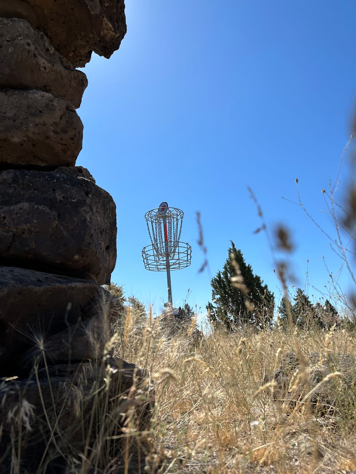 Basket at hole 9