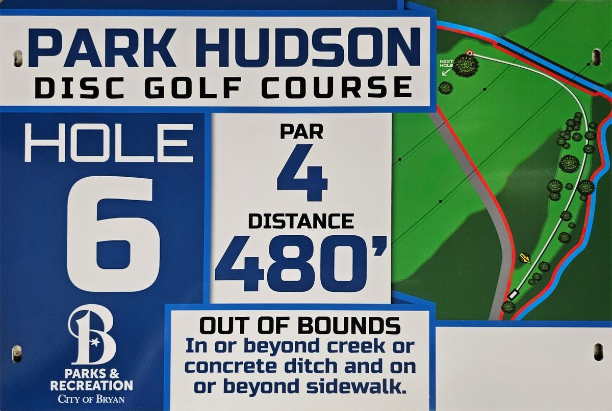 Hole 6 Sign