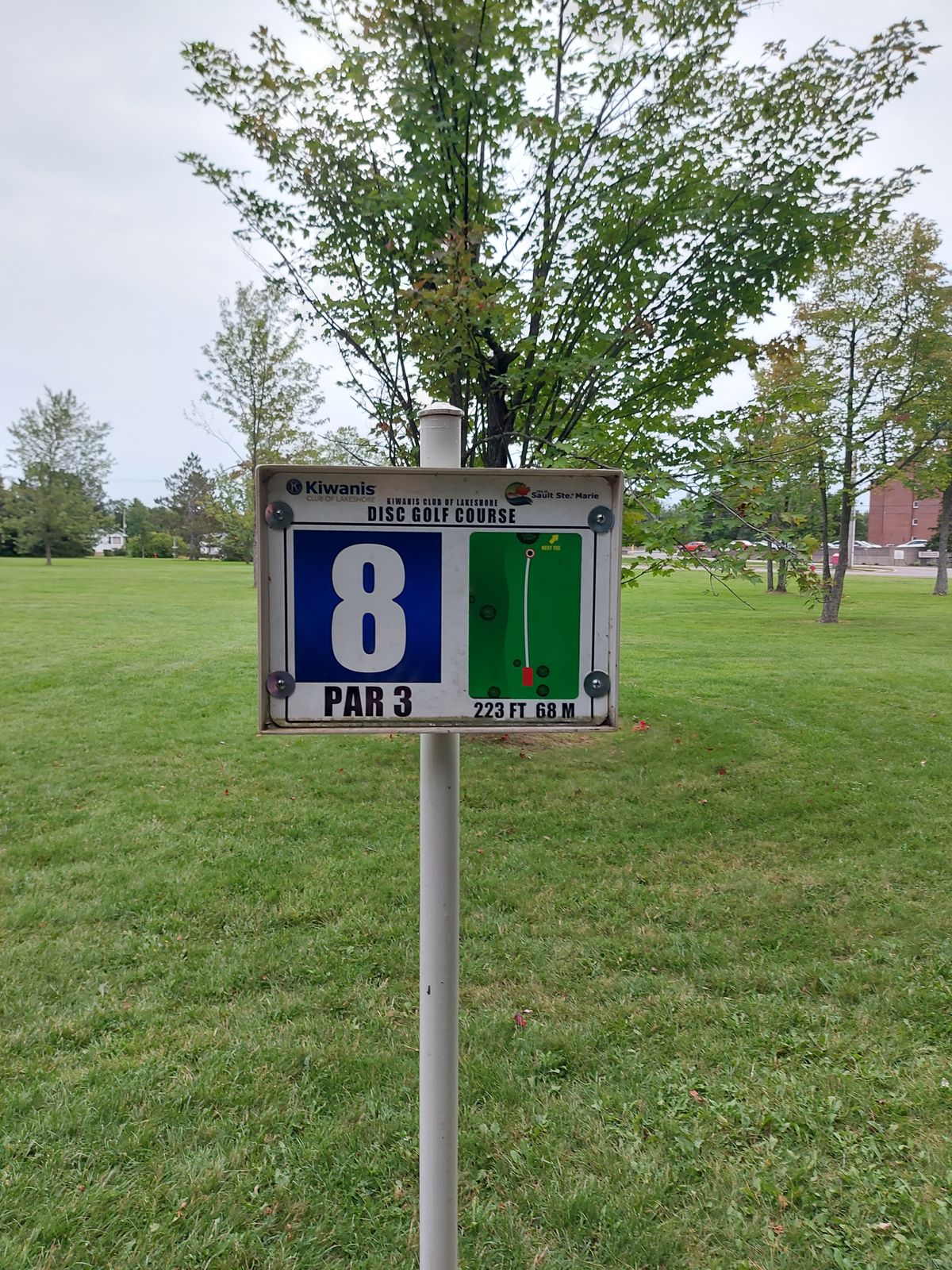 Hole sign #8.🍂🍂🍂🍂
