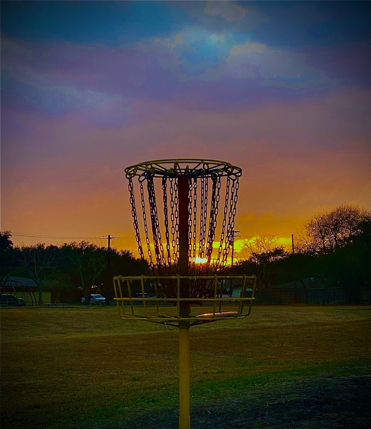 Hole 8 at sunset.