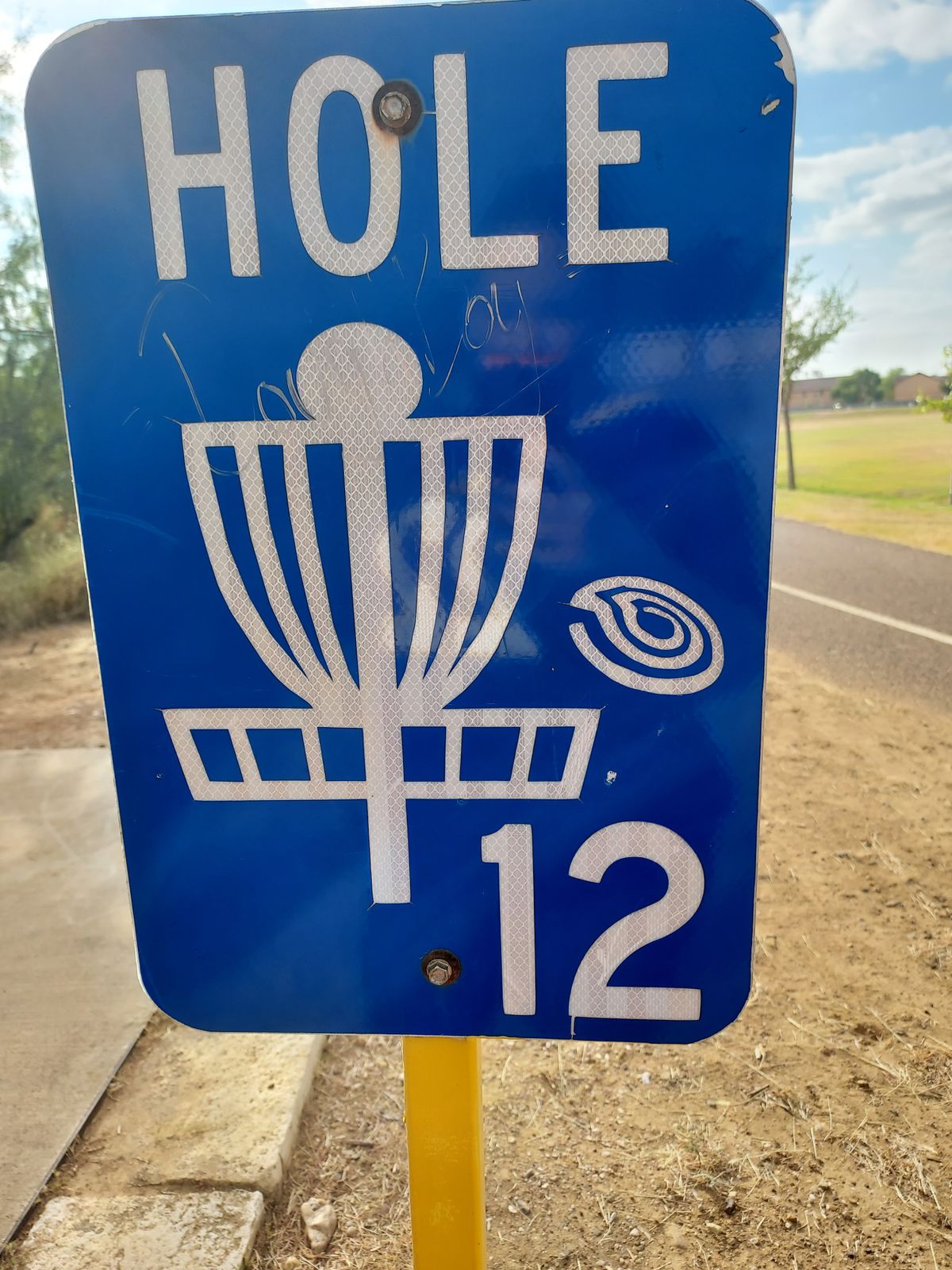 Hole 12 tee sign