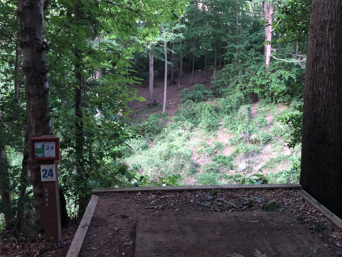 Hole 24 Launch Pad. Fun ending!