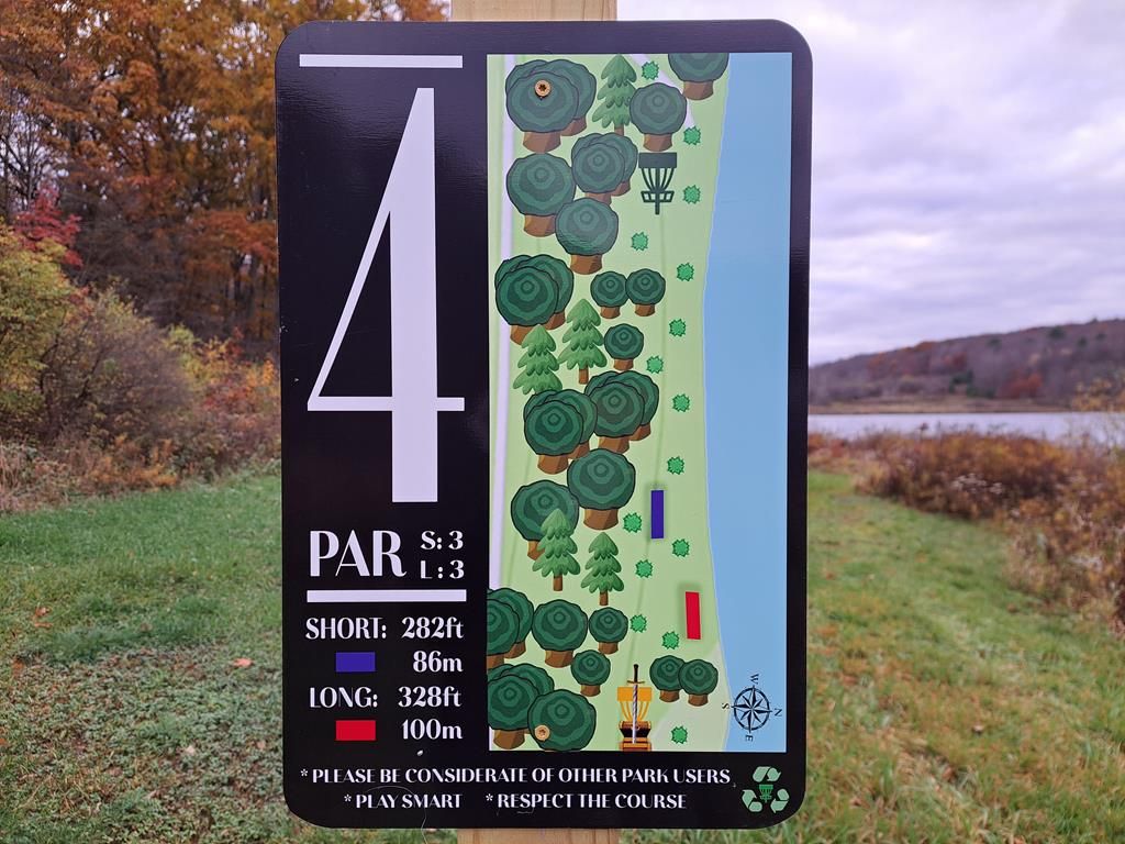 Hole 4 Sign