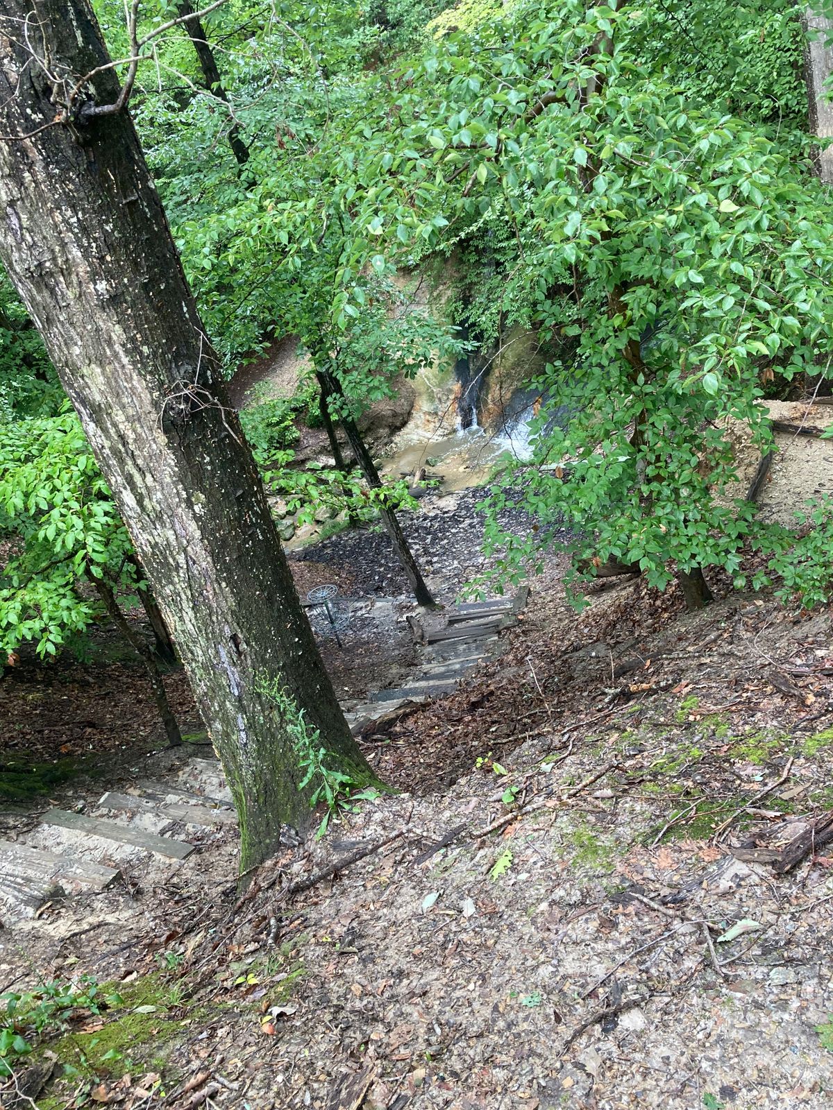 Sneak preview at basket 18 by the waterfall. 💦