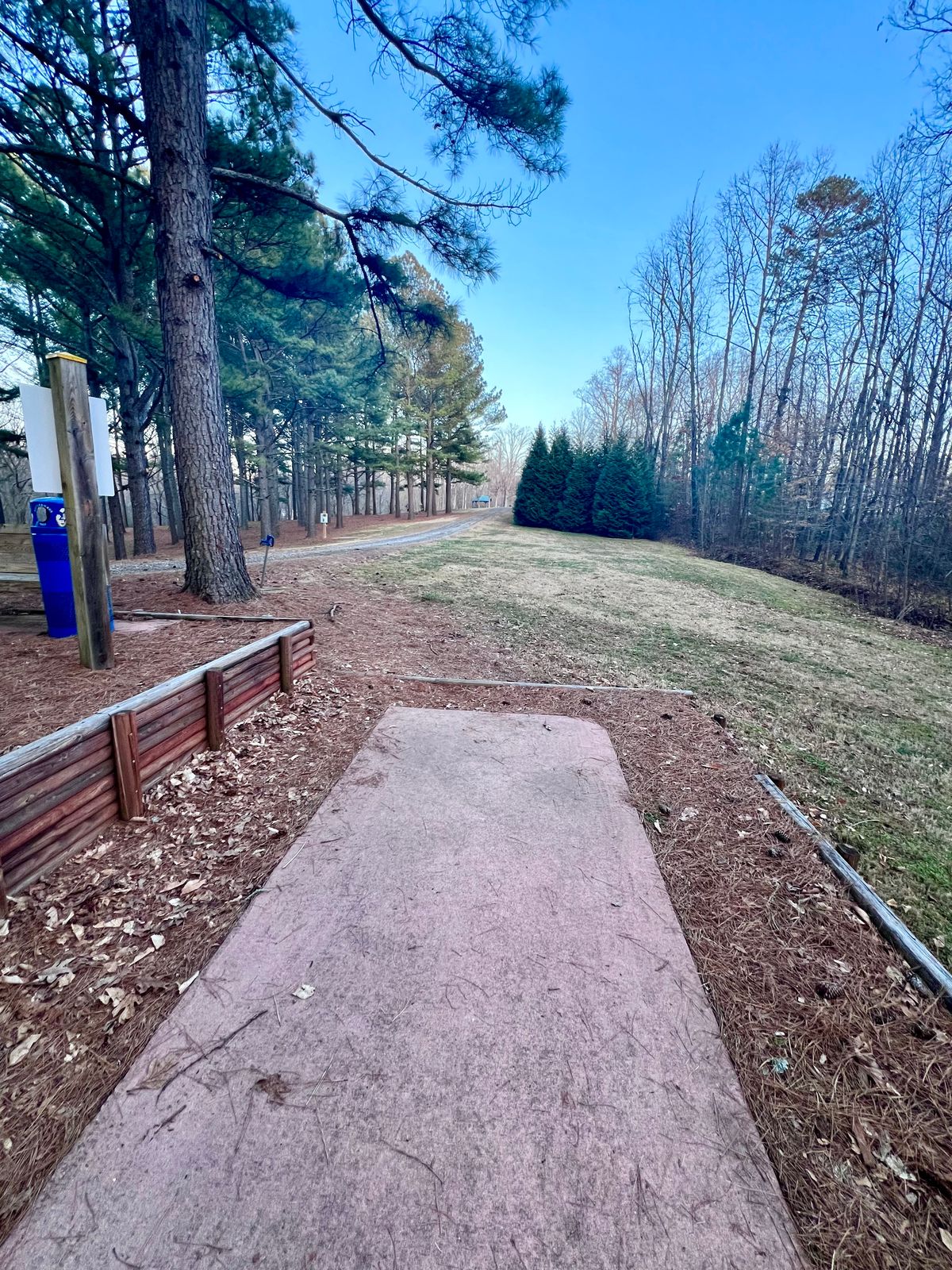 Hole 24 White Tee Pad/Fairway.