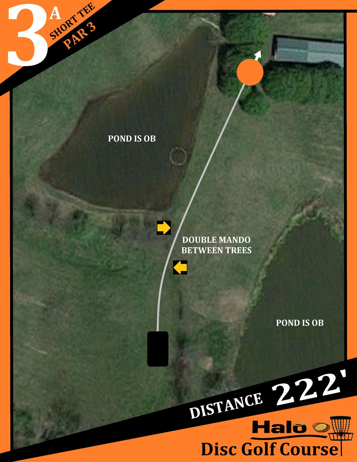 Hole 3A Tee Sign