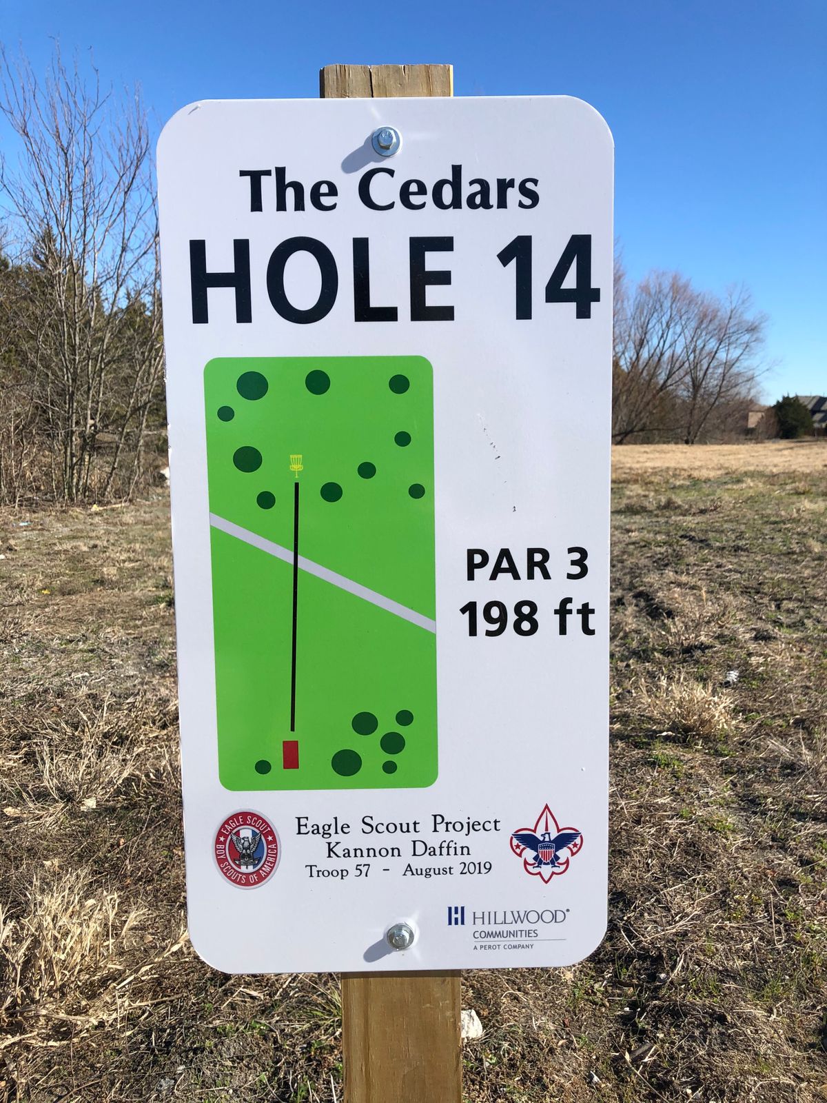 #14 sign