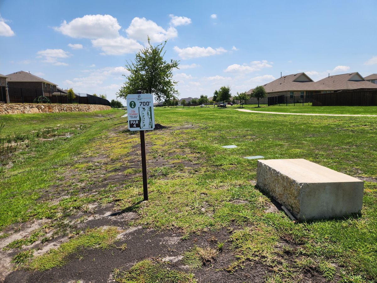 Hole 2 tee
