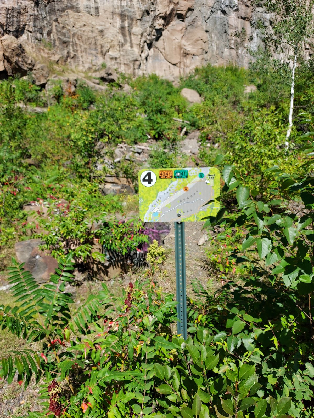 Hole 4 TeeSign