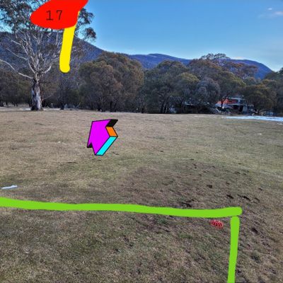 Road and car park is Out of Bounds