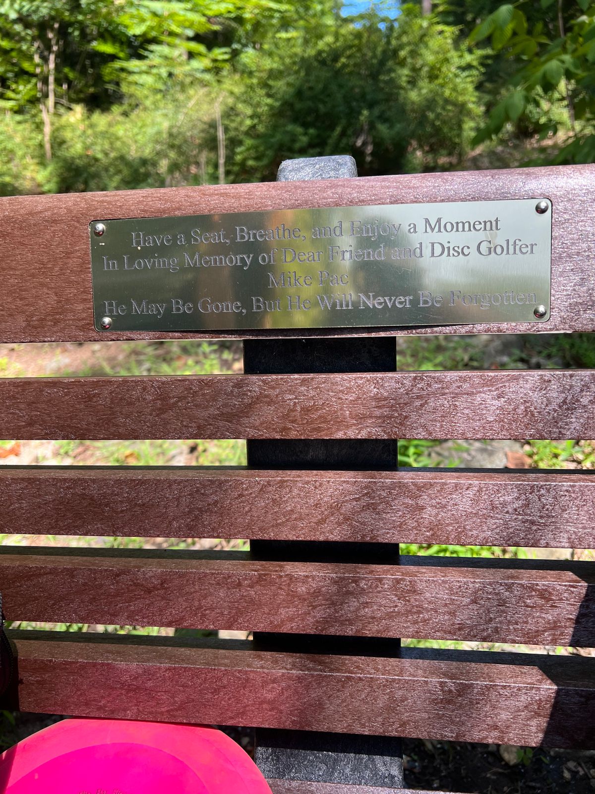 Nice memorial on 18