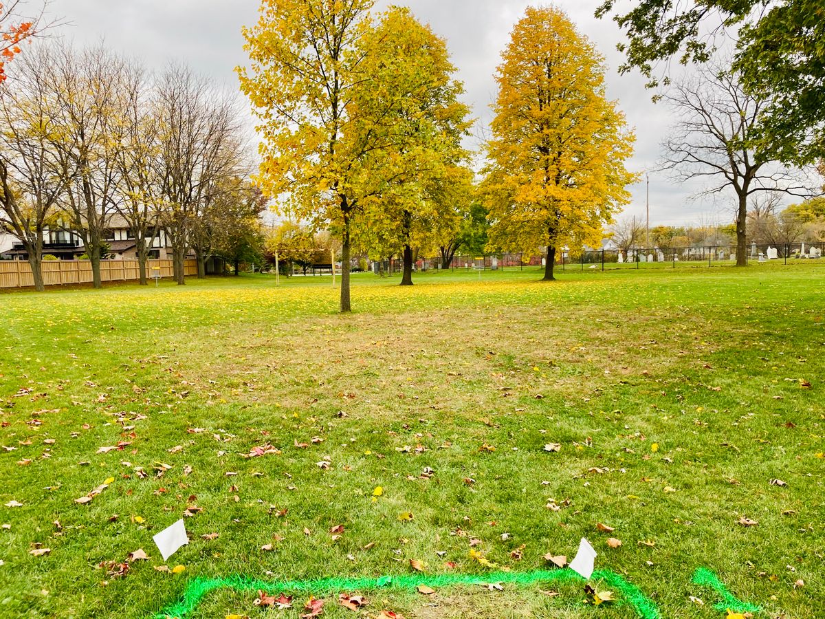 Hole 1 tee pad