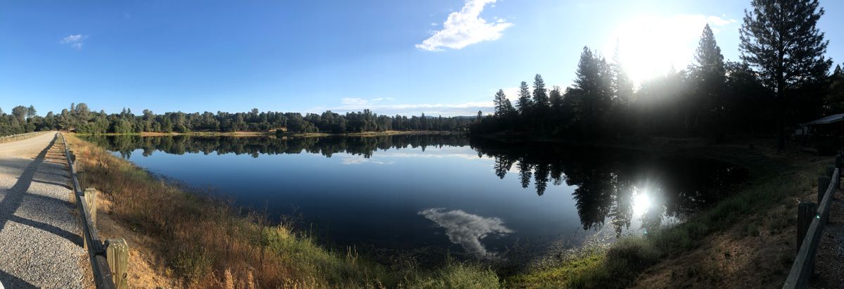 Finnon Lake from the parking lot