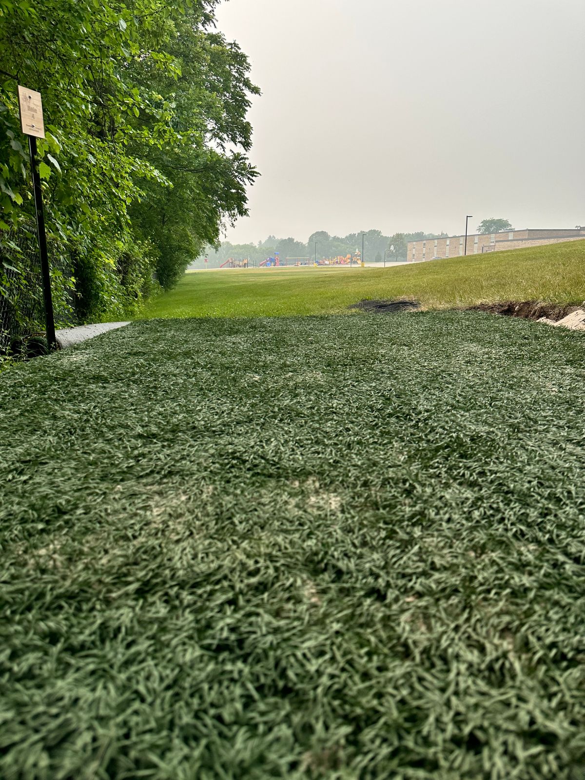 New Turf Tee Pad On Hole 4. Thank You Discover Outdoor Services For The Help!