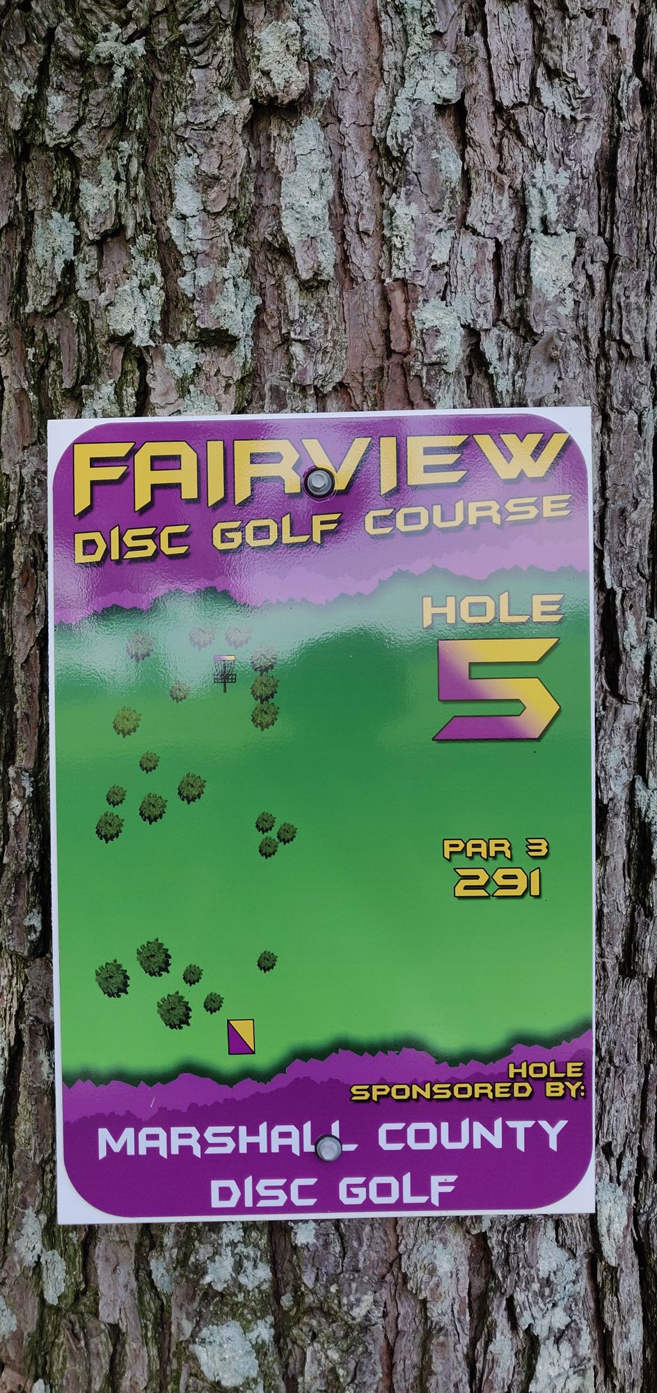 Hole 5 TeeSign