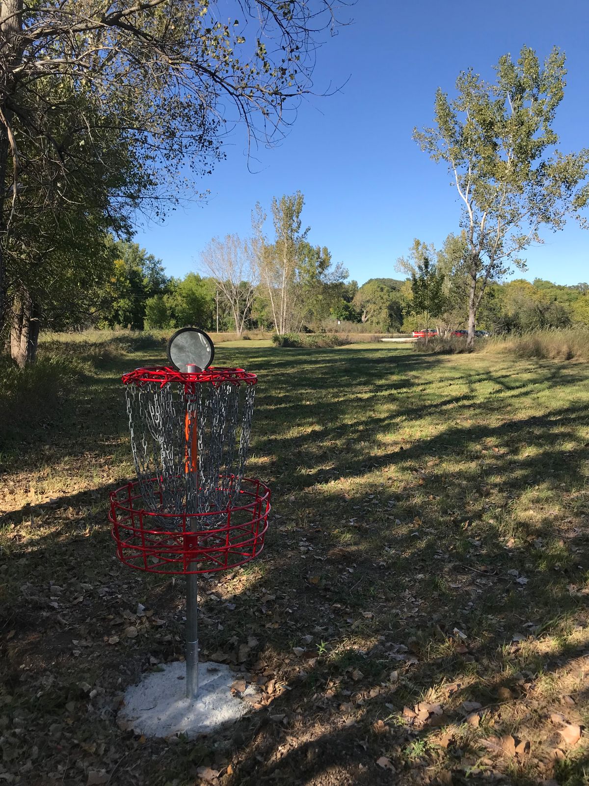 Hole 1 Basket Looking Back