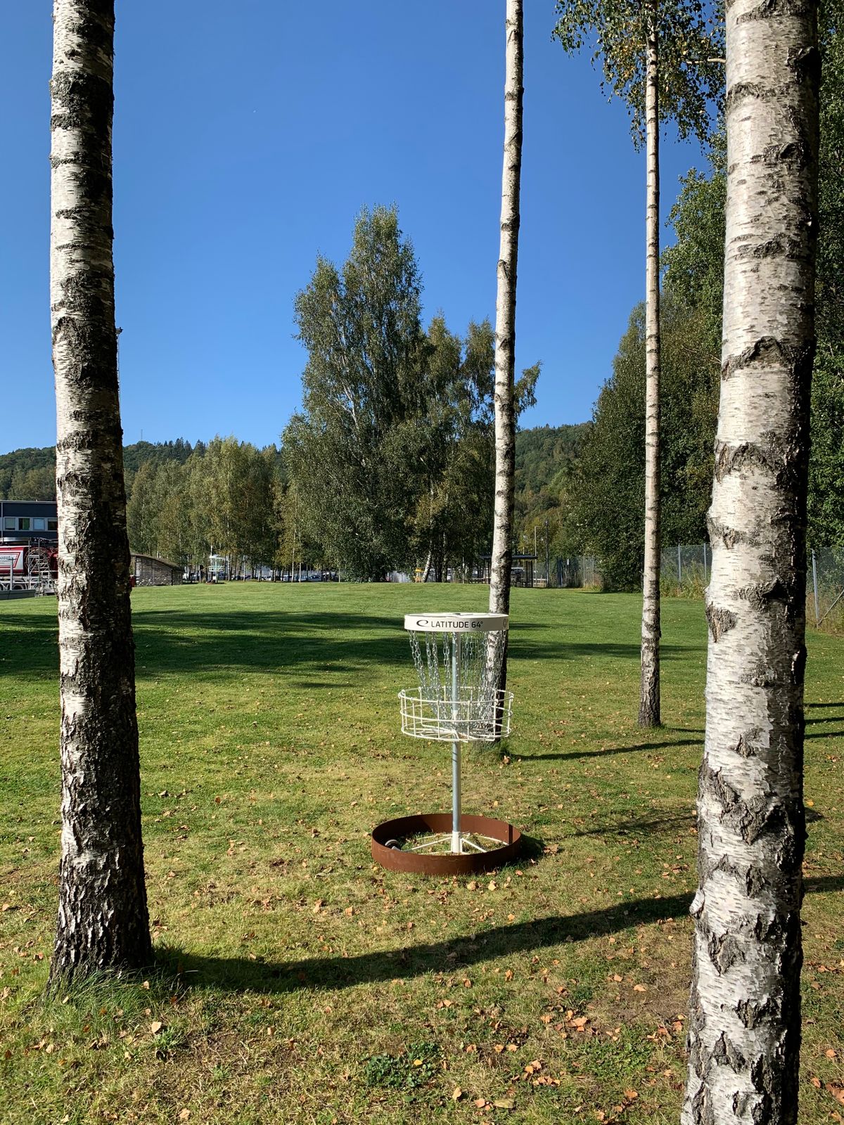 Basket on hole 4