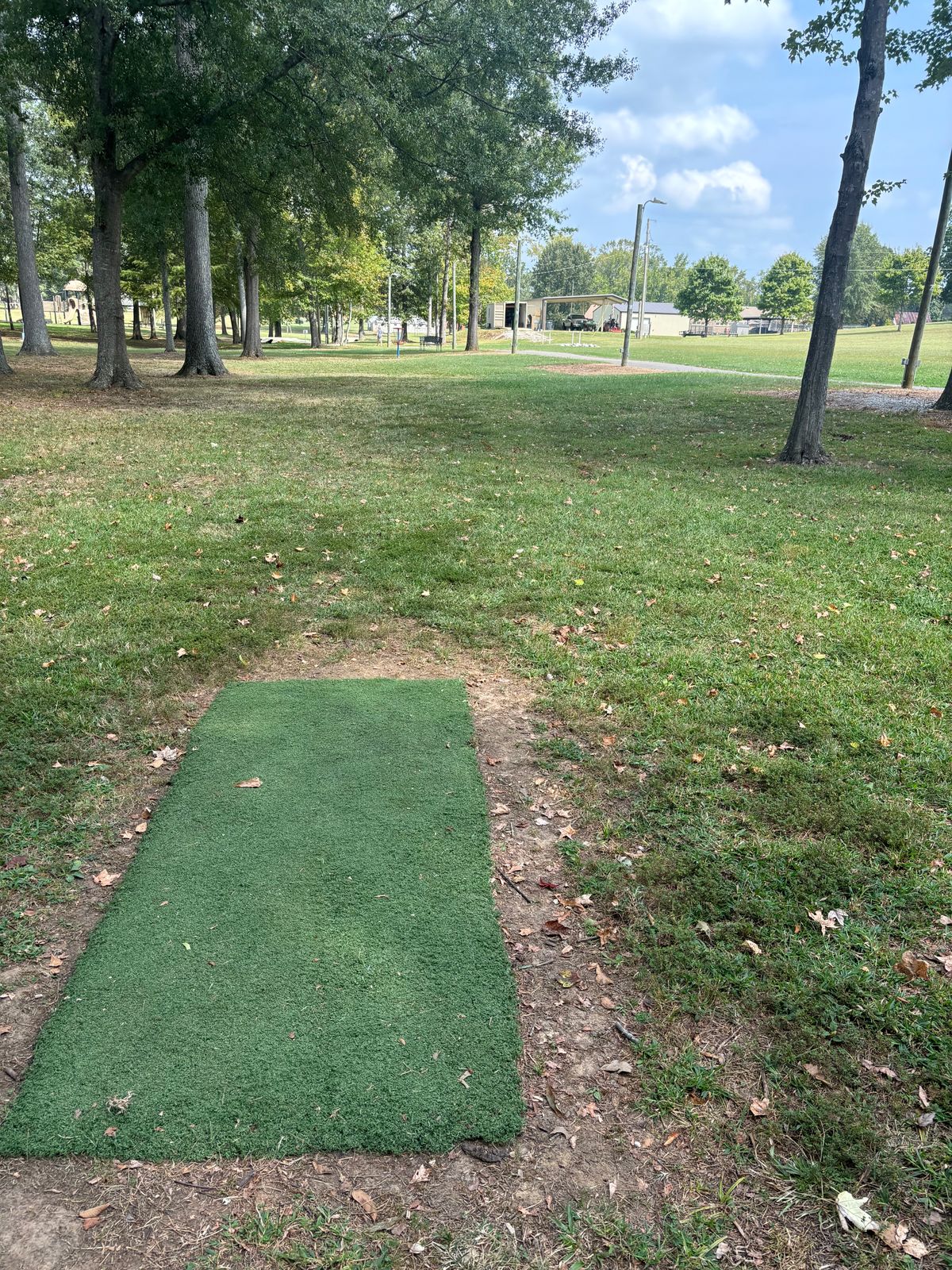 Hole 9 teepad