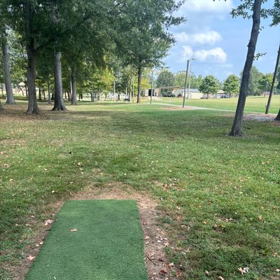 Hole 9 teepad