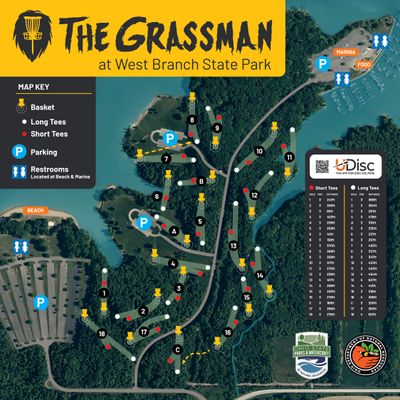 Course Map 2024
Includes holes, parking, restrooms and food