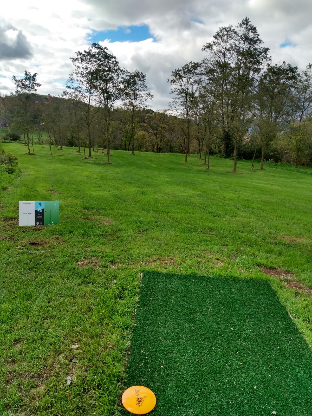 Hole 4 red tee.