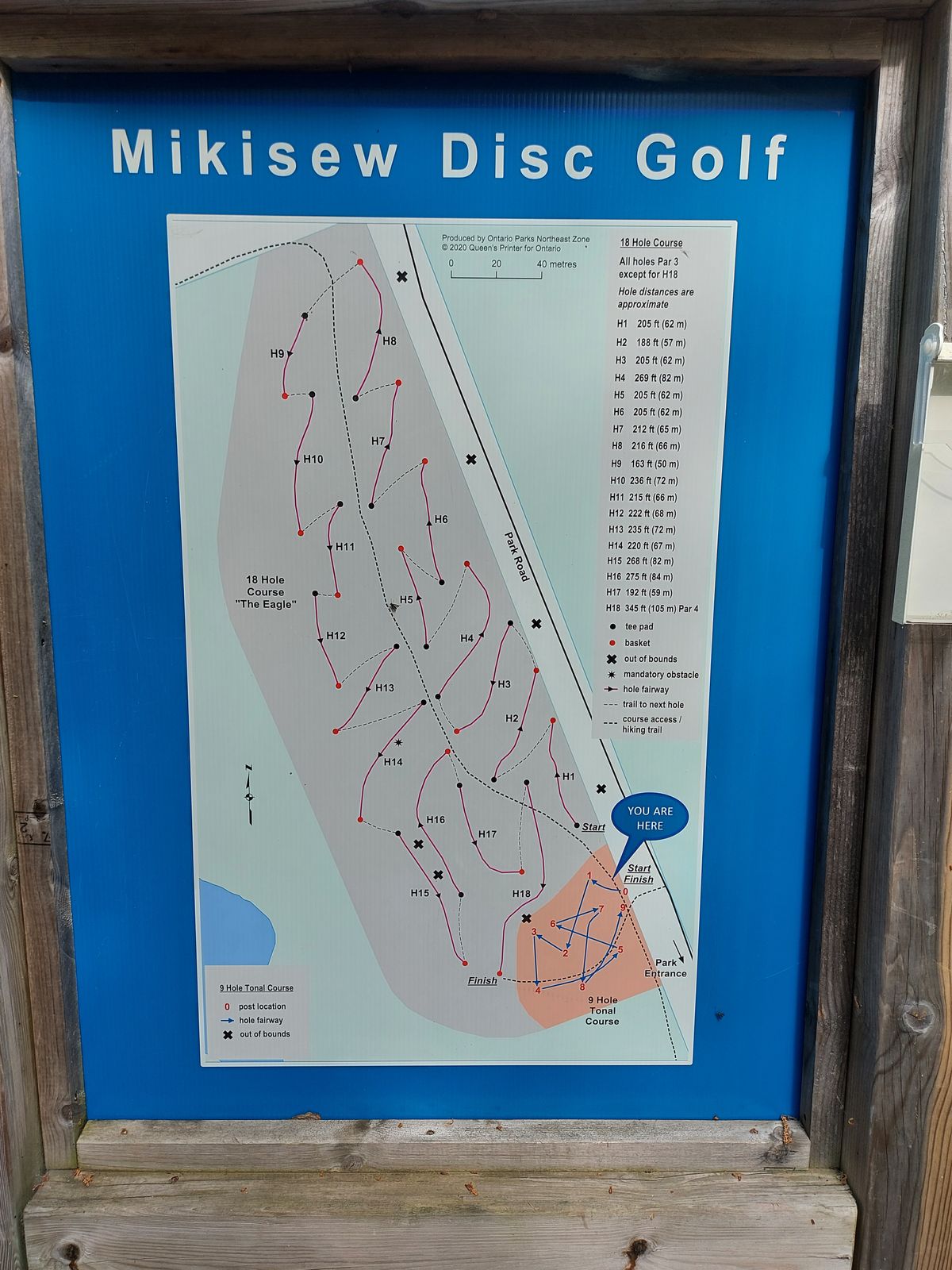 Course map easy to navigate with plenty of signs 👍👍👍👍to the course designer.