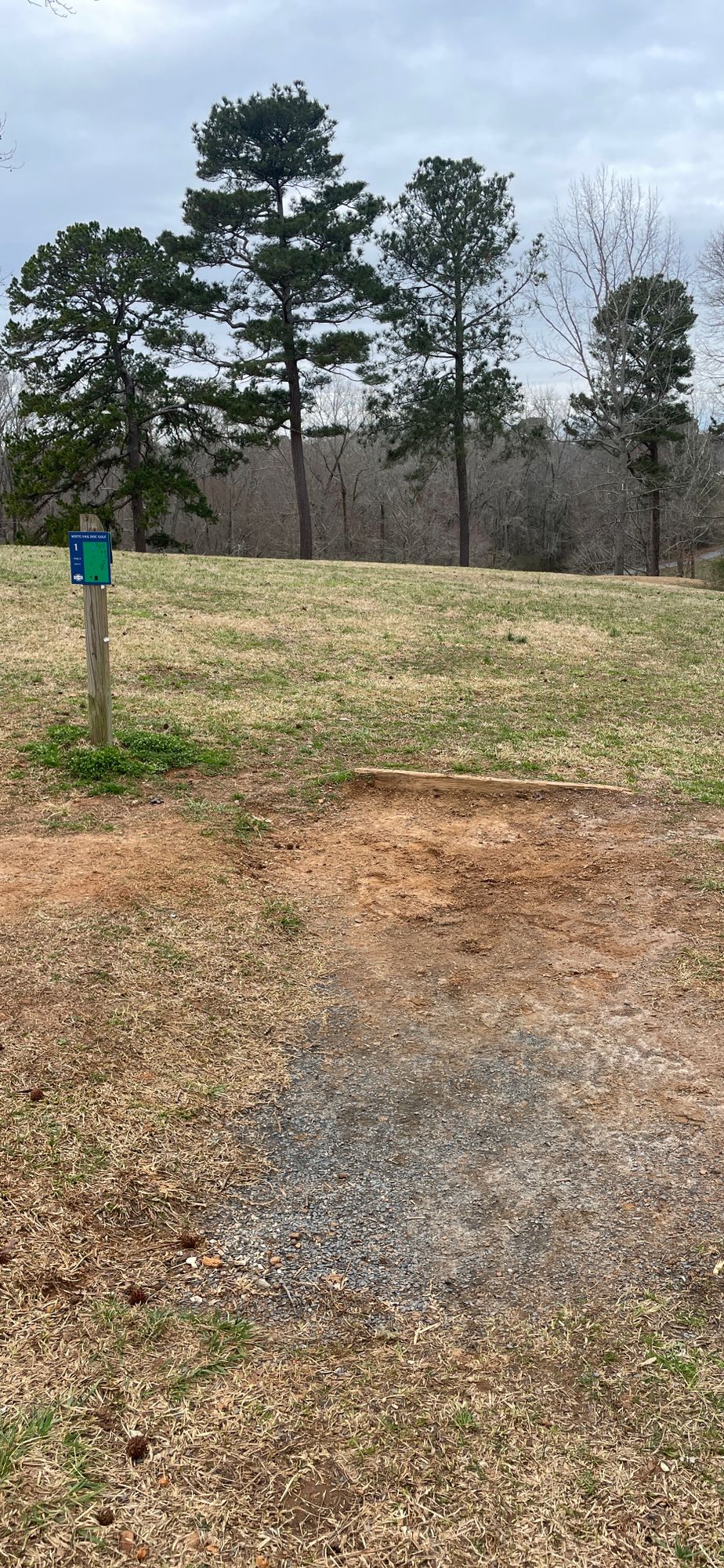 Hole 1 tee pad