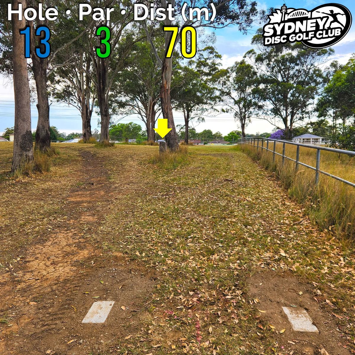 Hole 13 - Par 3 - 70 m