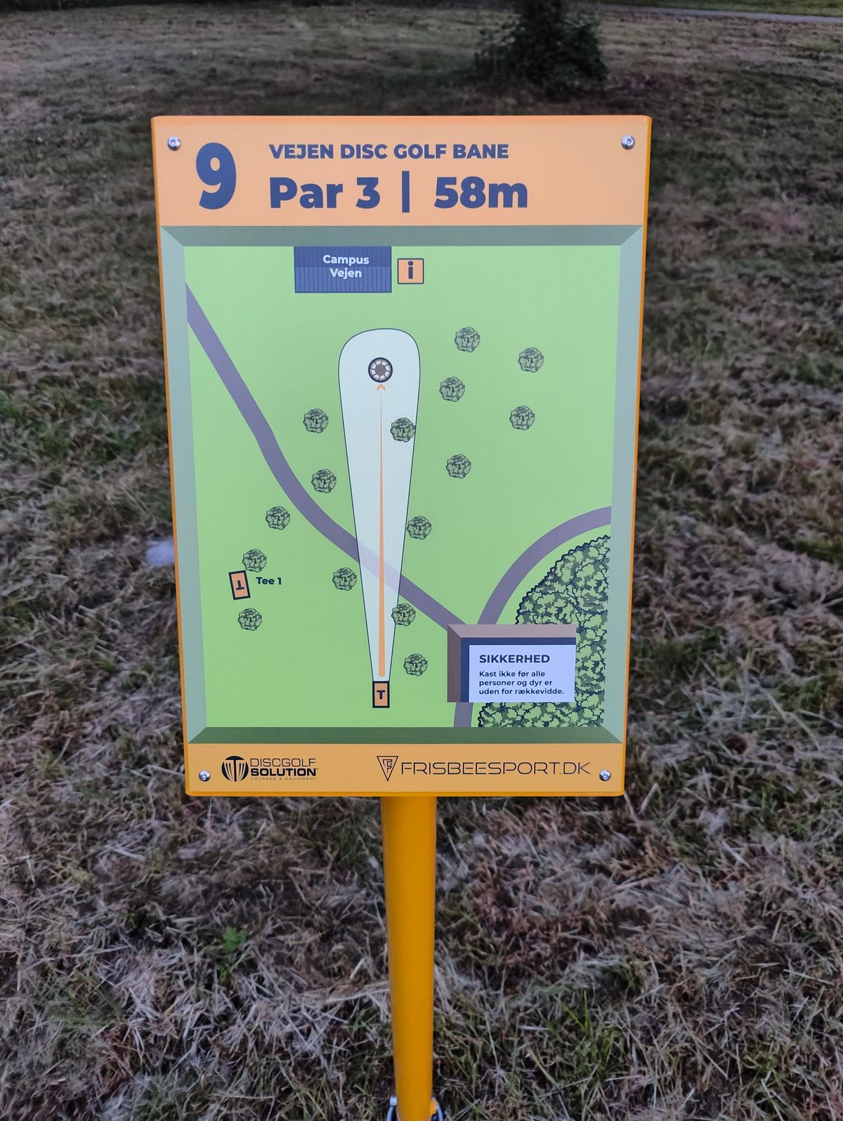Vejen Disc Golf Bane Hul 9