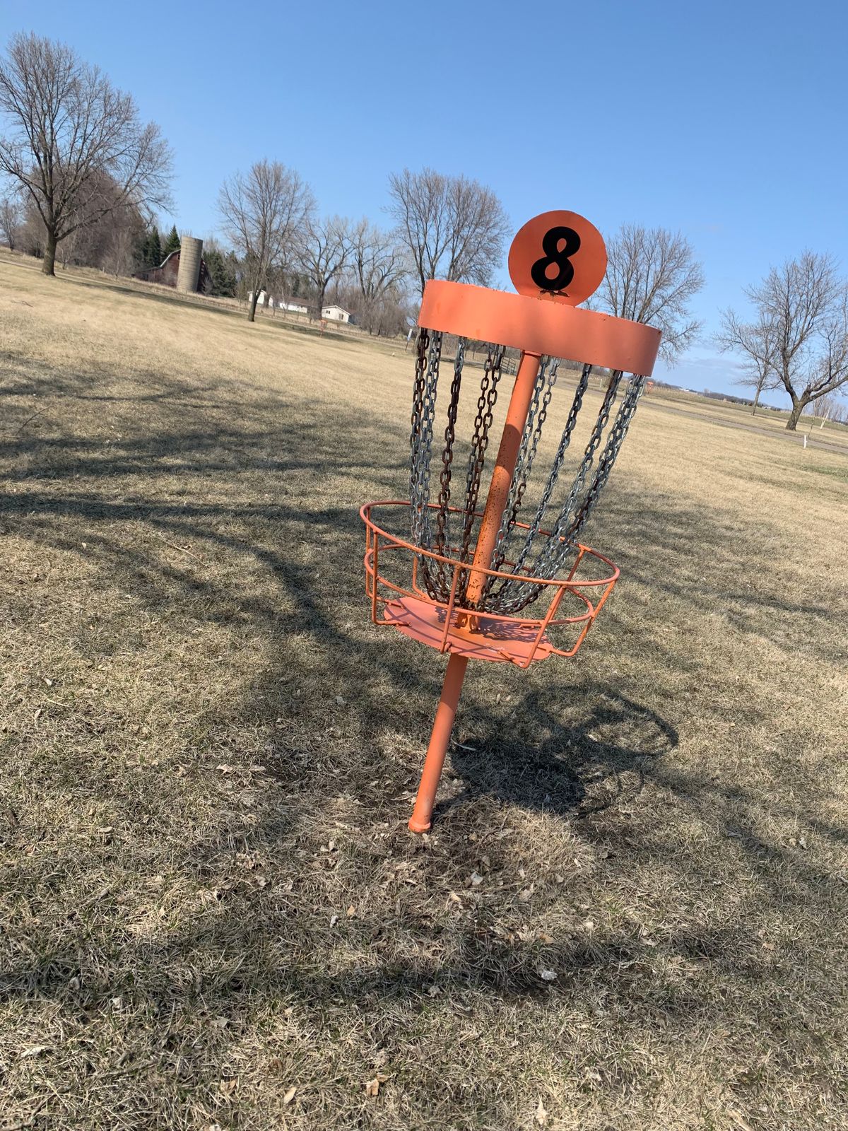 View of hole #8 basket.