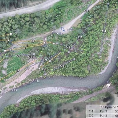 Expanded view of course map