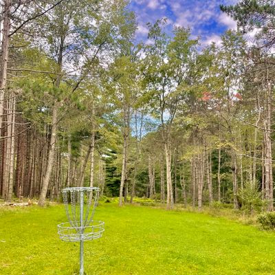 Hole 5 green looking back down fairway