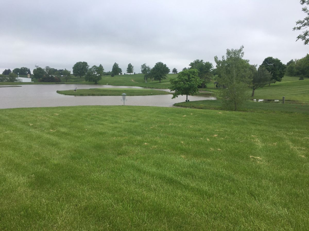 Hole 7 in the fairway
