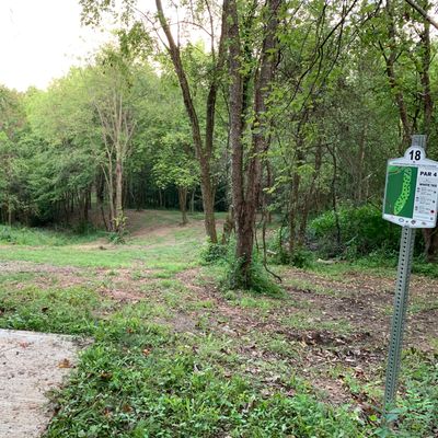 Hole 18 front tee