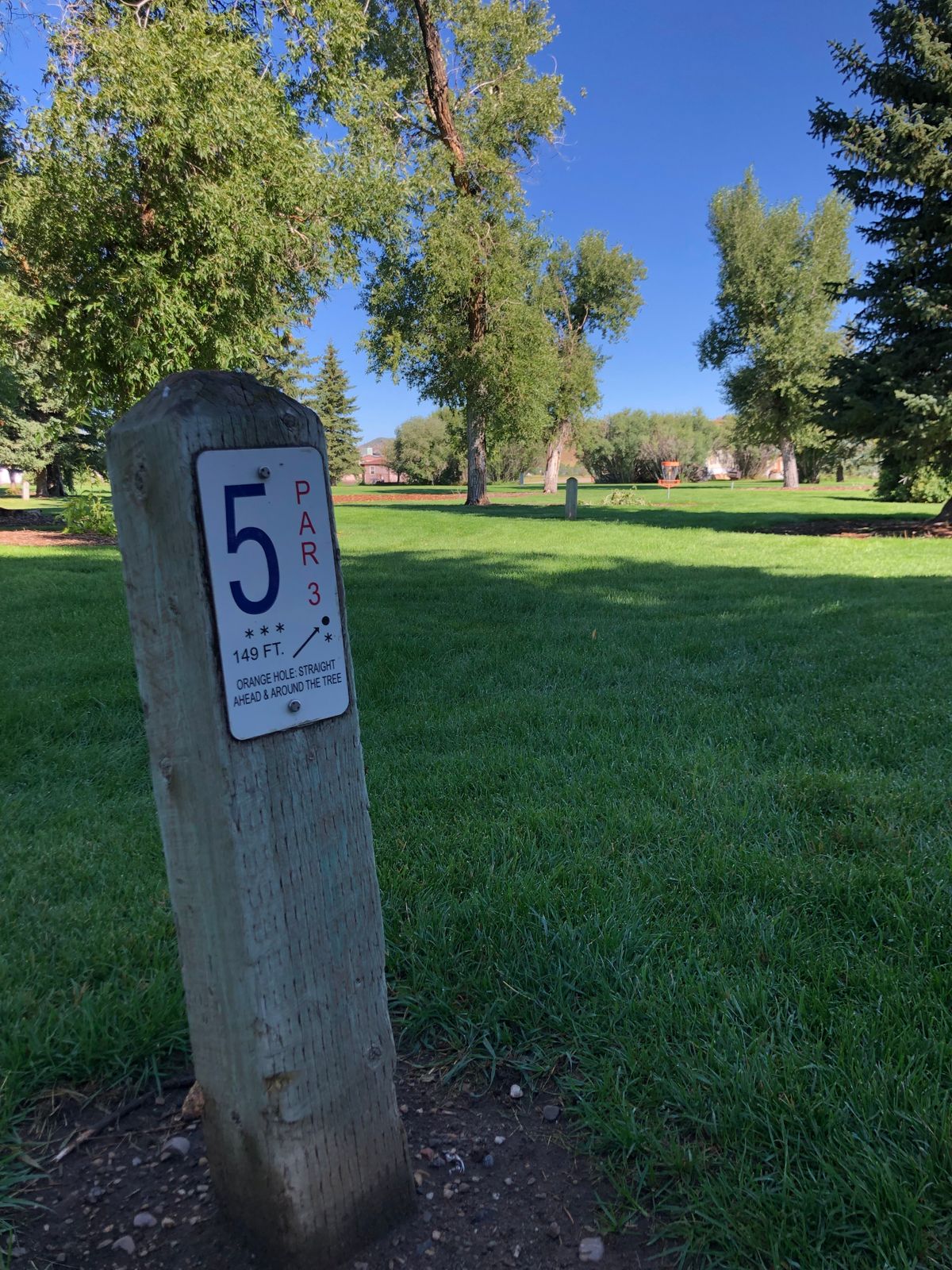 Hole 5 tee pad