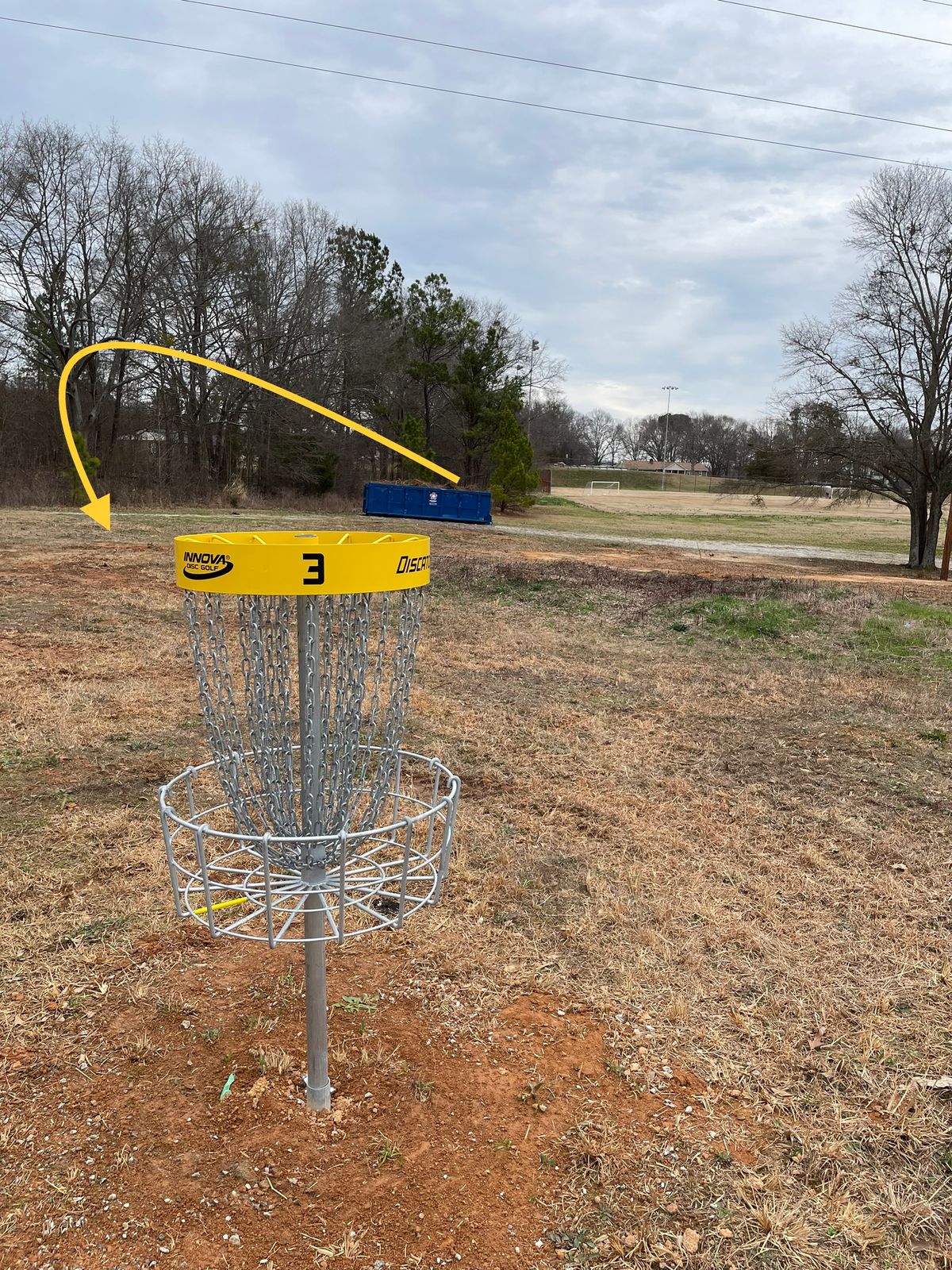 Hole 3 basket
