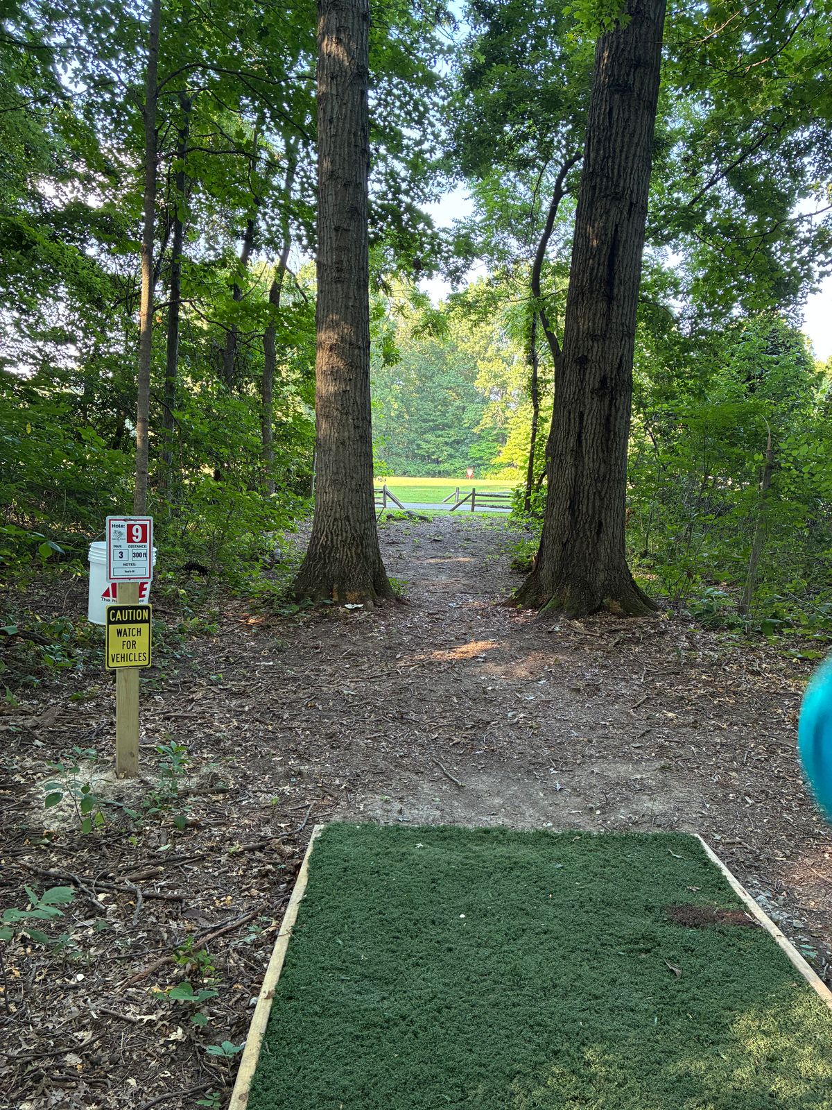 Hole 9 tee pad