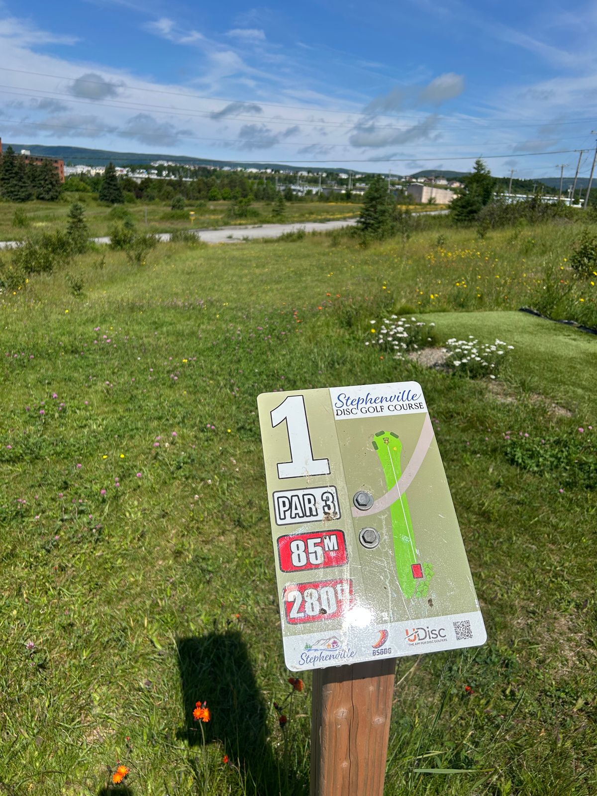Hole 1 short.