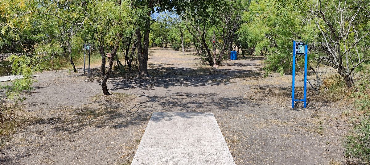 Hole 7 tee pad.