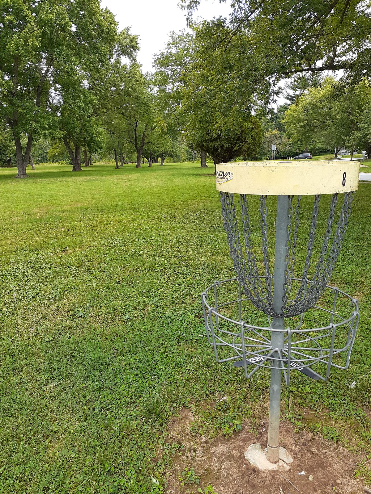 Hole 6 basket (number 8 is wrong)