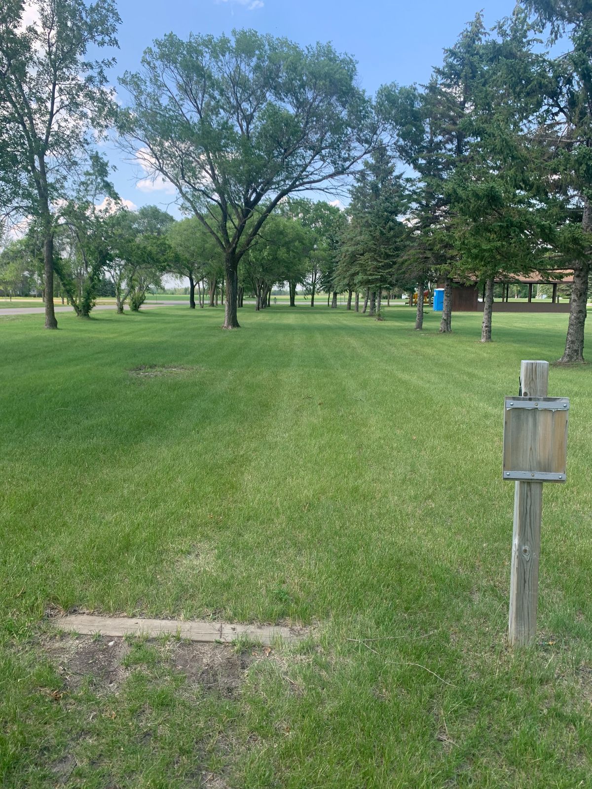 View of hole 6 tee area.