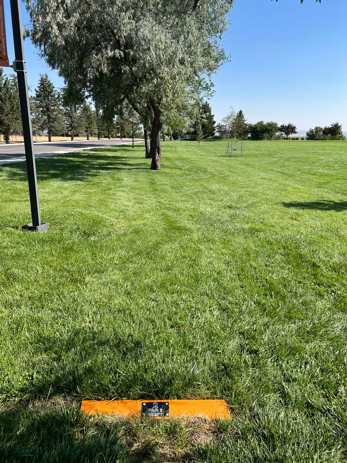 Hole 2 tee