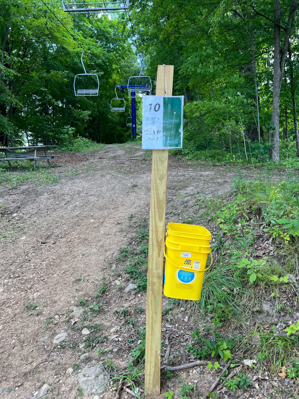 Hole 10 sign