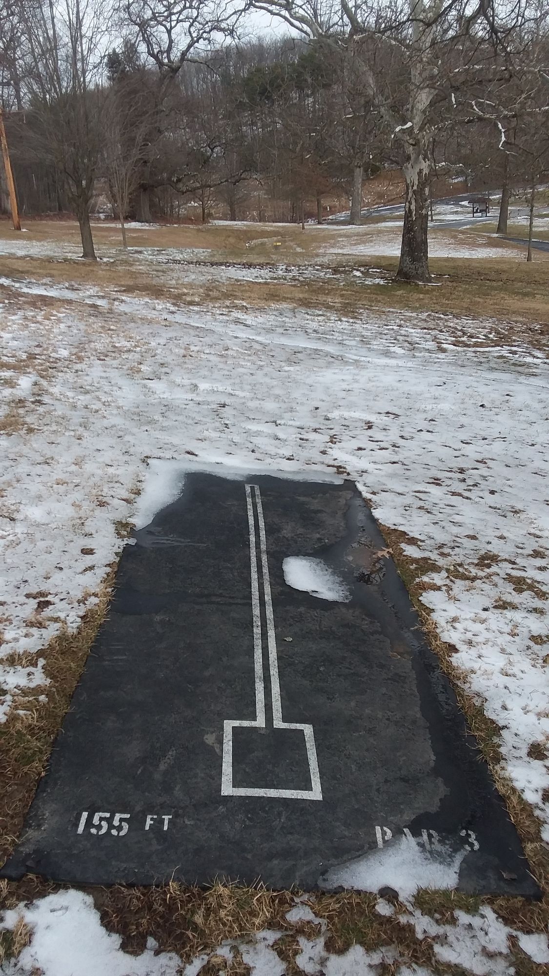 Hole 4 tee