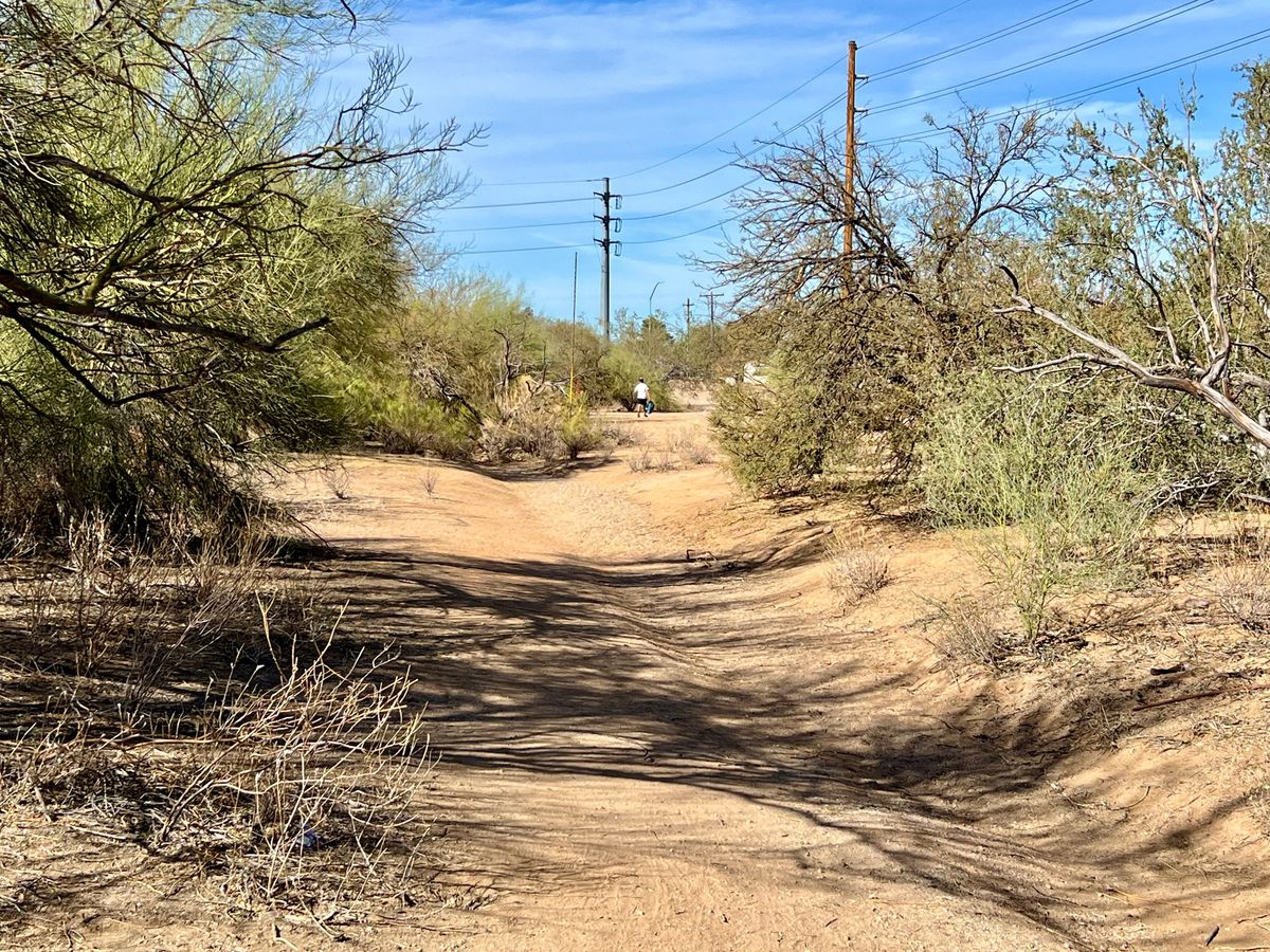 Hole 5 from tee pad