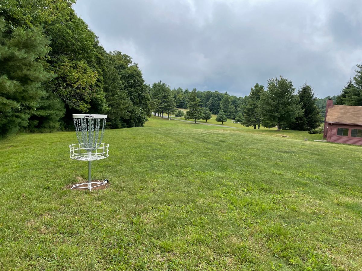 Hole 3 green. Looking back towards Hole 2.